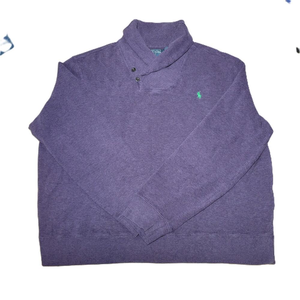 Polo Ralph Lauren Pullover Shawl Collar Sweater Men's‎ Size XXL/TTG